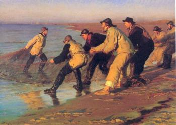 Peder Severin Kroyer : Pescadores en la playa